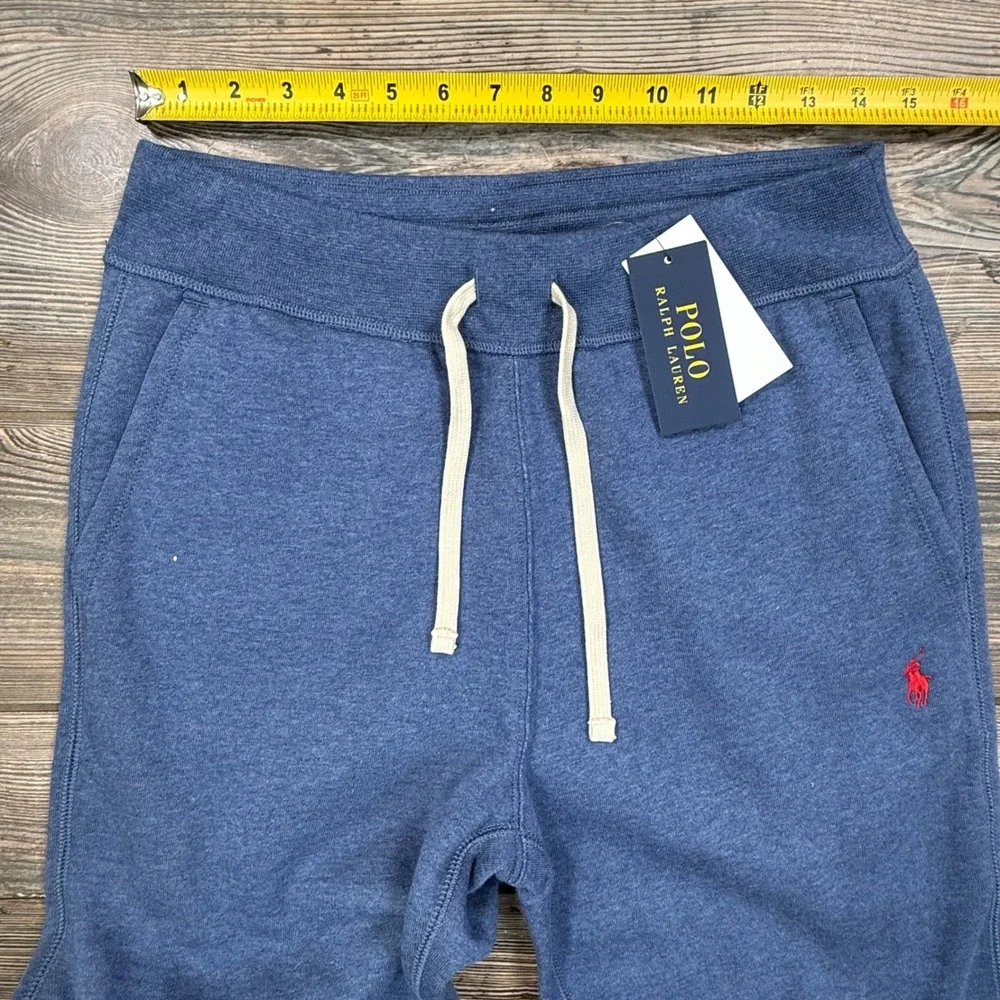Polo Ralph‎ Lauren Men Size Small Sweatpants Navy Heather Fleece Joggers NWT NEW
